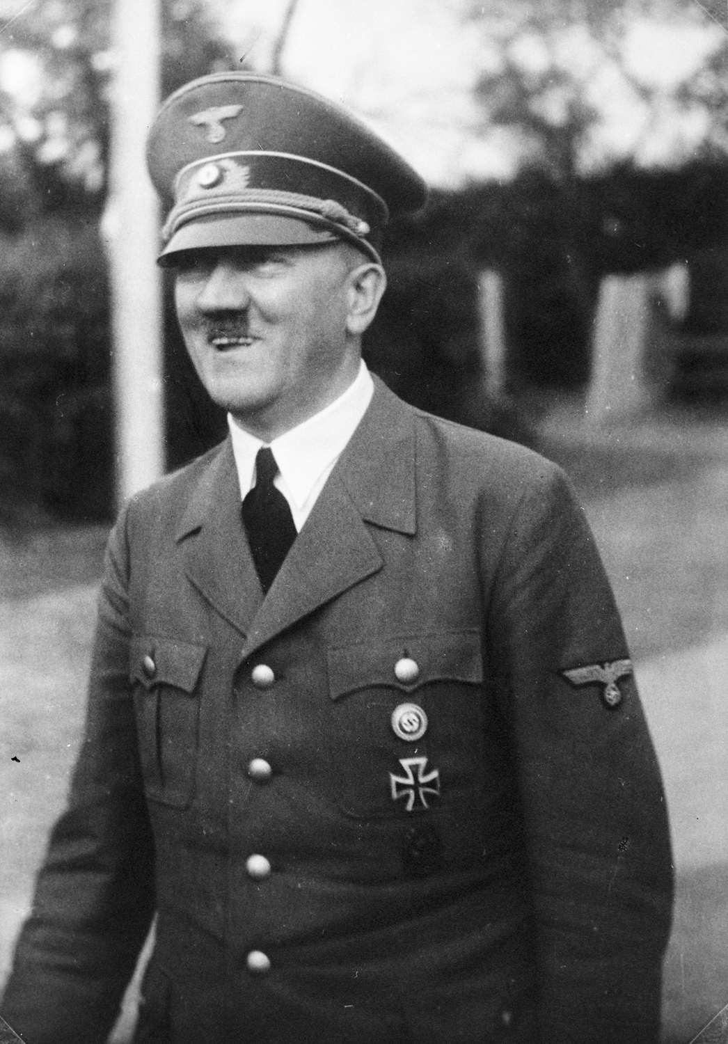 Adolf Hitler in Führerhauptquartier Wolfsschlucht at the end of the campaign against France, from Eva Braun's albums